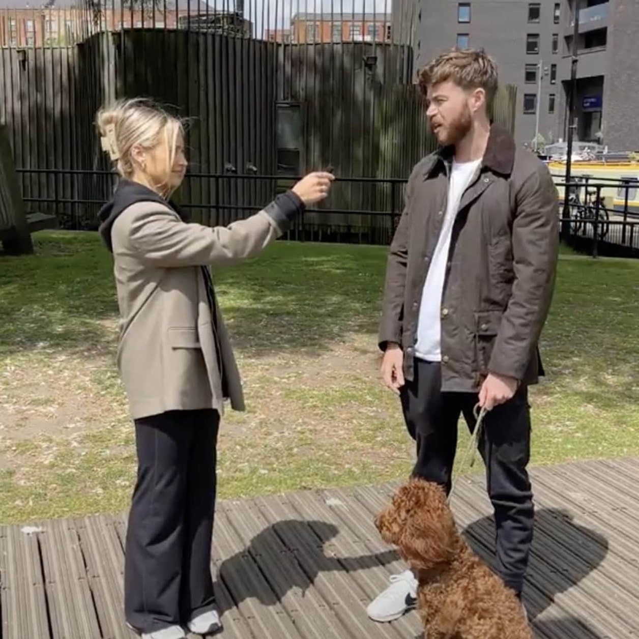 Jam team filming in Manchester
