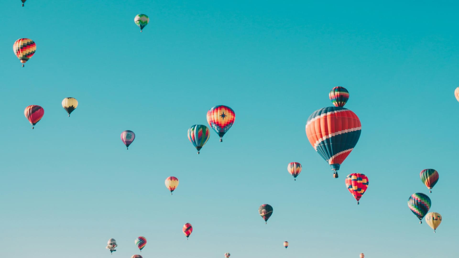 hot air balloons