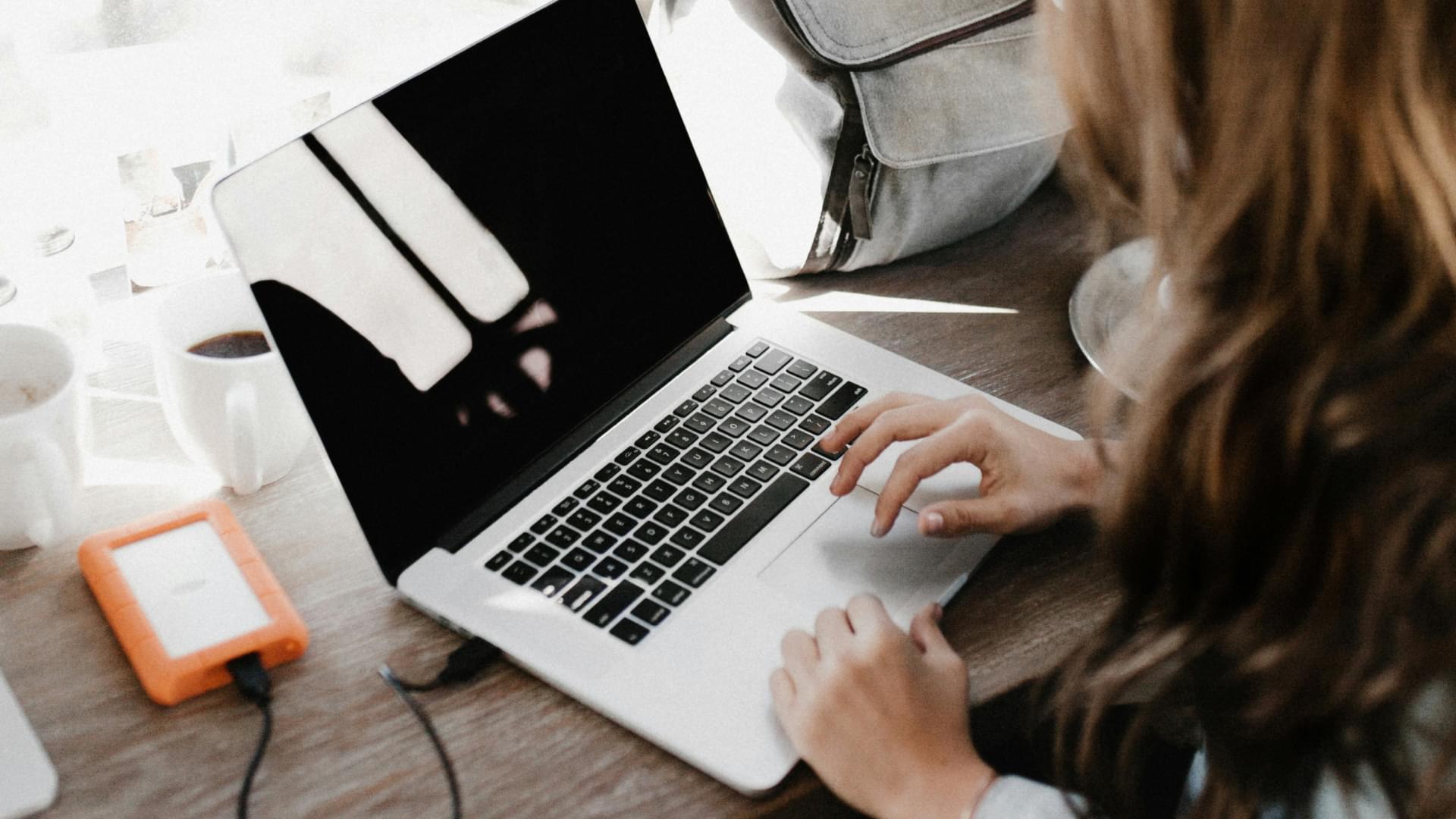 women using laptop