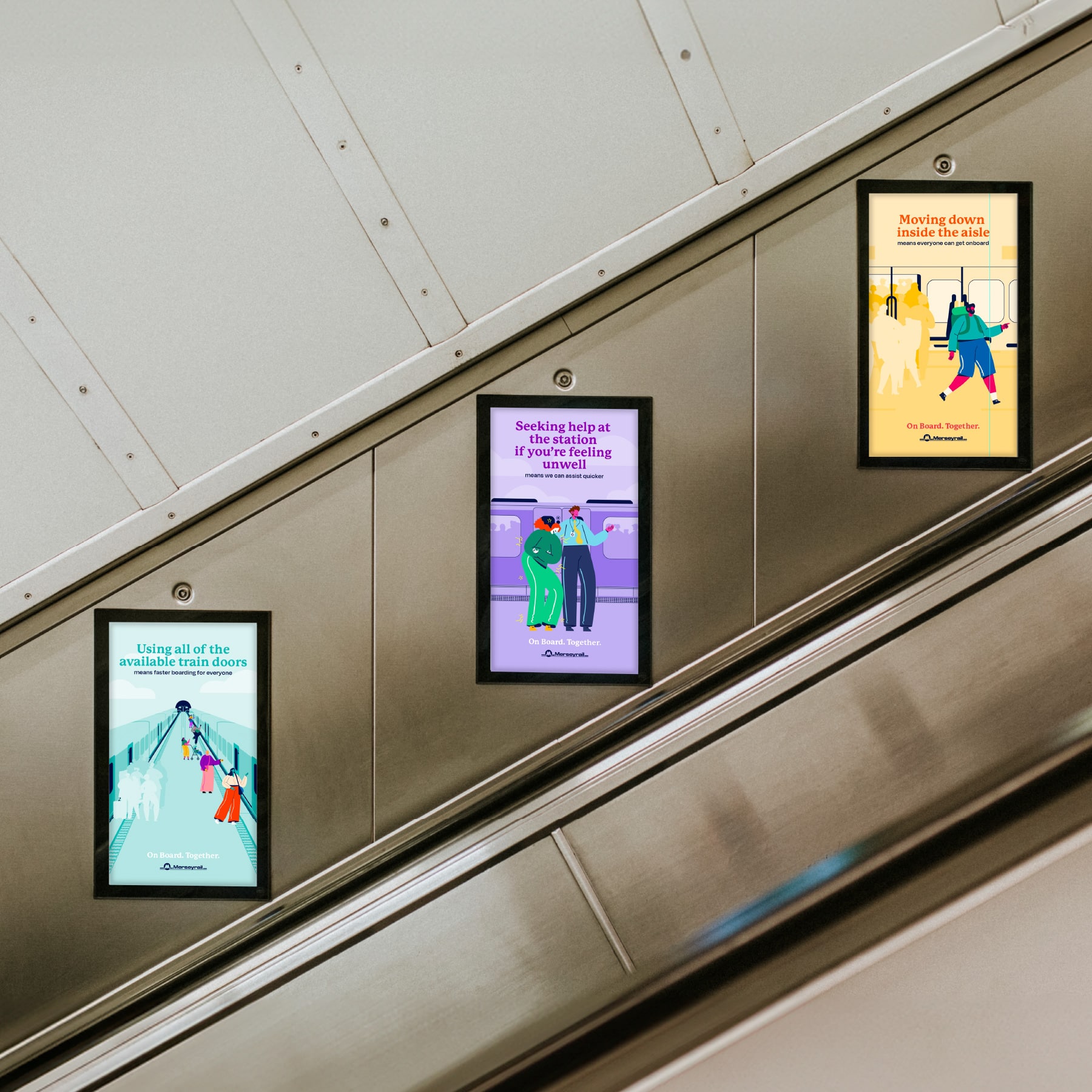escalator posters