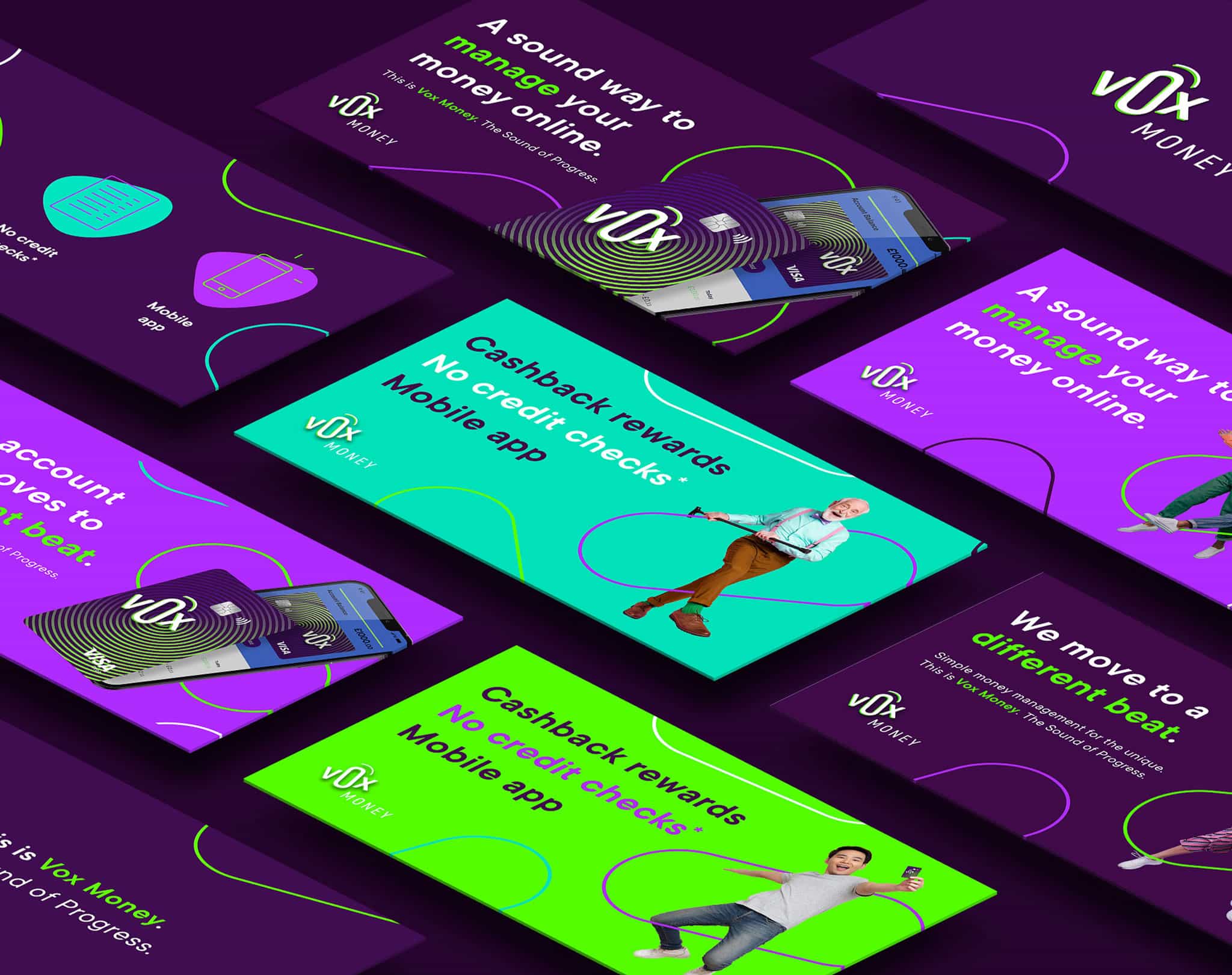 Financial services brand identity design for banking, fintech and insurance brands.