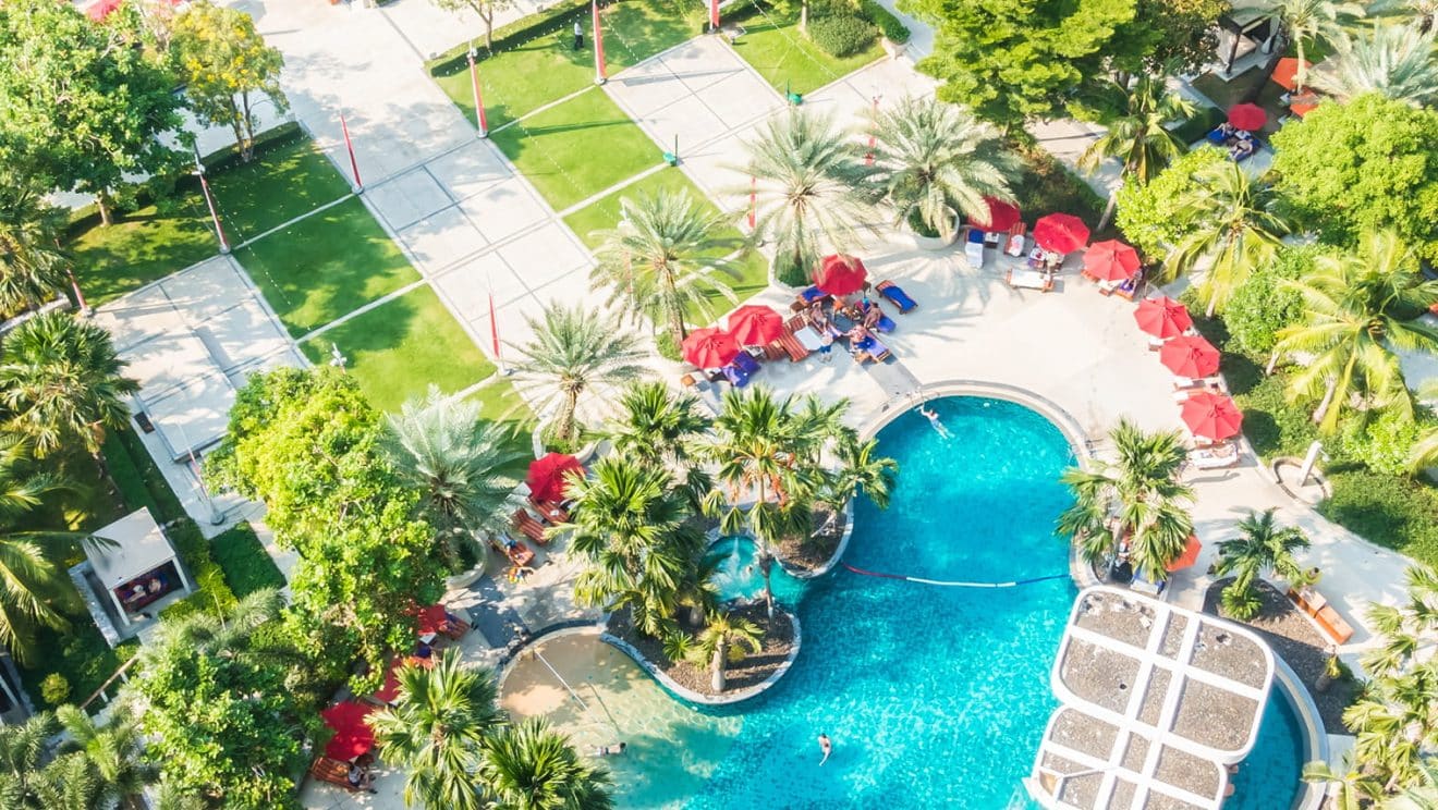 resort ariel view