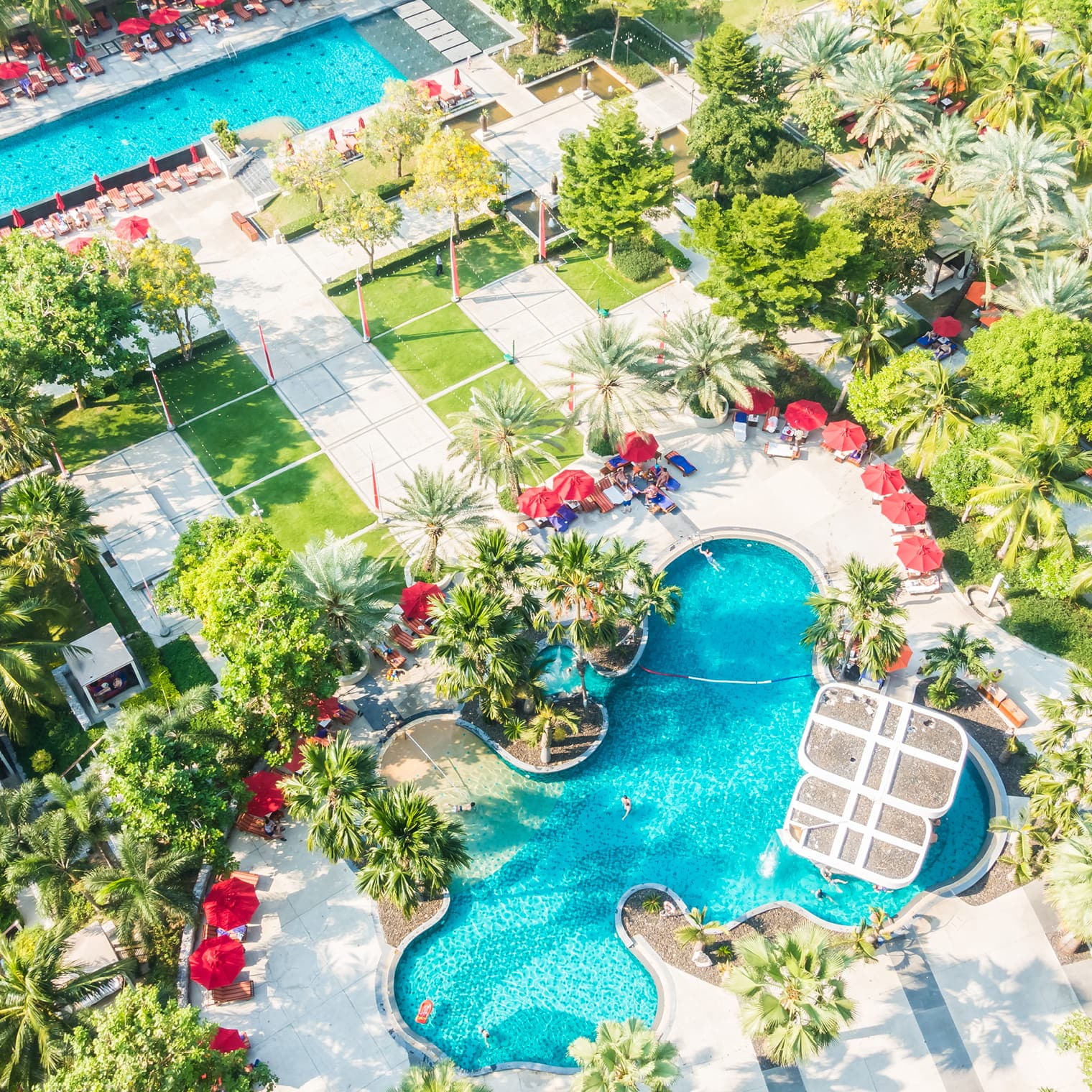 resort ariel view