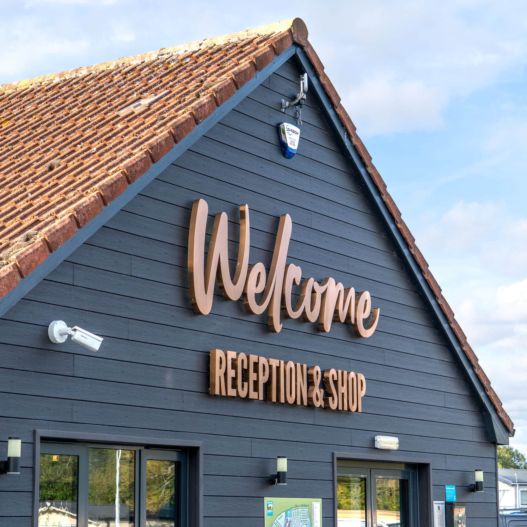 Welcome reception park holidays